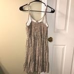 Japna  Women’s Leopard Print Button-Up Ruffled Hem Dress Photo 3