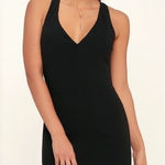 Lulus LULU’S Count The Stars Black Backless Bodycon Dress Photo 0