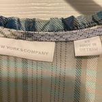New York And Company  semi sheer plaid tunic in xs Photo 3
