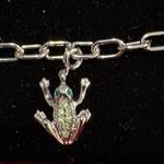Kenneth Jay Lane Silver Bracelet with Colorful Charms Photo 5