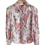 Zimmermann Wavelength Billow Sleeve Shirt in Multi Photo 0