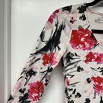 Abercrombie & Fitch  Womens Red White Floral Long Sleeve Skater Dress Size Small Photo 3