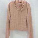 Billabong  teddy bear cropped hoodie beach summer surfing sz L Loose fit boxy Photo 0