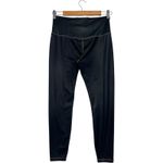 Athleta  Leggings Womens Medium Black Elation Ultra High Rise Tight Pant Shimmer Photo 8