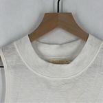 Nation Ltd  Classic‎ White Pima Cotton Mock Neck Tank Top NWT Size S Photo 1