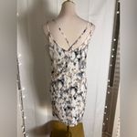 Olive & Oak  Abstract Print Slip Dress Small Criss Cross Back Photo 1