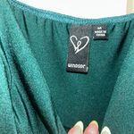 Windsor  Green Mini Satin Dress Photo 2