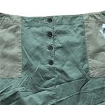Treasure & Bond  Button Down Mini Skirt Green Size 1X Photo 2