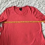 JM Collection  3/4-Sleeve Solid Tunic Tee in Simply Coral size XL Photo 3