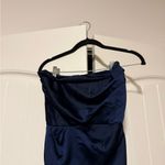Nookie NWT  Emelie Strapless Navy gown Photo 4