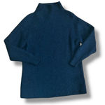 Wilfred Aritzia  100% merino wool mock neck sweater black ribbed heavy knit Sz sm Photo 0