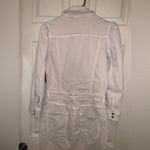 Nwot MOTHER Puffy Bruiser Mini Dress cream fall Denim Jeans revolve 395$ casual White Photo 7