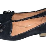 Jack Rogers  Black Suede Gabrielle Kiltie Loafers Photo 1