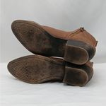 Madden Girl Holywood Ankle Boots Women's 7.5M Brown Quilted Zip Up Western Photo 8