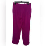 Diane Von Furstenberg  Jacques Cady Crepe Pants Size 2 Fuschia Career Dress Pants Photo 1