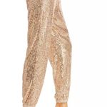 Boutique Sequin Joggers Gold Photo 2