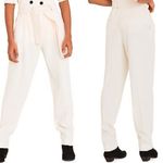 Ba&sh  Tied Waist Pleated Front Tiago Pants in Off white size XS NWT Photo 7