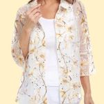 EUC DAMEE Delicate Branches Sequined Beaded
Jacket Top Petite XL Retail $185 Size undefined Photo 1