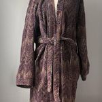 Missoni  cotton-terry bathrobe in brown multicolour chevron pattern medium Photo 0