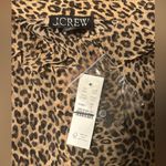 J.Crew  Women’s Ruffle Button-up Shirt in Leopard-Print  Size 4 NWT #CF437 Photo 7