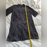 A pea in the pod  Black Maternity Midi Dress Photo 1