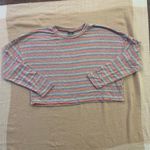 Wild Fable Crop Oversized Striped Sweater Photo 1