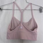 Lululemon Flush Pink Size 4 Flow Y Nulu Longline Sports Bra Photo 1