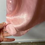 Talbots intimates vintage silk sleep dress nightgown pink size M-L front pocket Photo 5