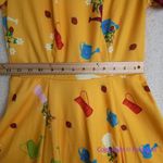 Unique Vintage  Gwynnie Bee Garden‎ Party Yellow Dress, M Photo 7