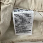 Banana Republic  lunch bag cream cropped linen blend pants size 12P, inse… Photo 3