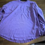 Disney  Spirit Jersey Purple Glitter Disneyland Resort S Flawed Oversized Photo 2