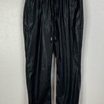 BLANK NYC  NWT Black Faux Leather Joggers Size Xsmall Photo 2