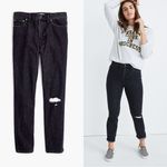 Madewell • The Perfect Vintage Jean in Roxstone Wash: Knee-Rip Edition black Photo 1