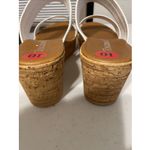 Toscanella Made in Italy Wedge Rhinestone Platform Sandal Silver White 10 NWOT Photo 8