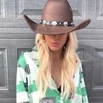 Faux suede cowgirl hat Brown Photo 0