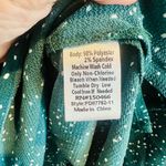 Fun 2 Fun Green Speckled Blouse Size XL Photo 4