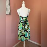 My Michelle  vintage early 2000’s dress vibrant colors swirling pattern Y2K SM Photo 1