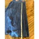 Western Designs Cowgirl Dress Women Medium Granny Rodeo Cottage Adjustable Notes Blue Photo 7