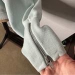 Free People  Hide and Seek Sweater Dolman Sleeve Light Blue Size S Boho Lounge Photo 4