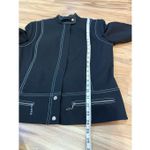 St. John  Sport by Marie Gray black jacket sz M Photo 5
