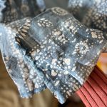 Free People  Blue boho Island Vibes linen cropped Jeans sz 28 Photo 6