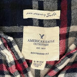 American Eagle  Ahh-Mazingly Soft Plaid Boyfriend Shirt Women’s S | Preppy Skater Photo 9
