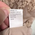 Cal Style Sleeveless Top Blouse Tunic Beige Tan Burnout Velvet Romantic Fairy Size 2X Photo 6