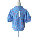 Sweet Cherry Pie Blouse NWT Quirky Blue Size L Photo 4