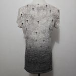 Daytrip Gray Burnout Cross Scoopneck Short Sleeve Tee Size Large Photo 4