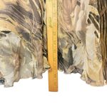 Vintage Women Med Midi Skirt Paisley Fairycore Garden Fairy Lined Goblincore Green Photo 3