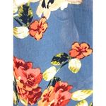 Sweet Storm  S Blue Floral Halter Keyhole Lined Maxi Sundress Summer Boho Y2K 90s Photo 8