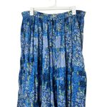 White Stag Blue Patchwork Pattern Maxi Boho Elastic Waistband Skirt Medium Photo 1