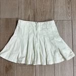 Brandy Melville John Galt Pleated Cream Skirt Photo 3