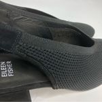 Eileen Fisher  Vasa stretch knit slingback pumps black size‎ 11 Photo 4